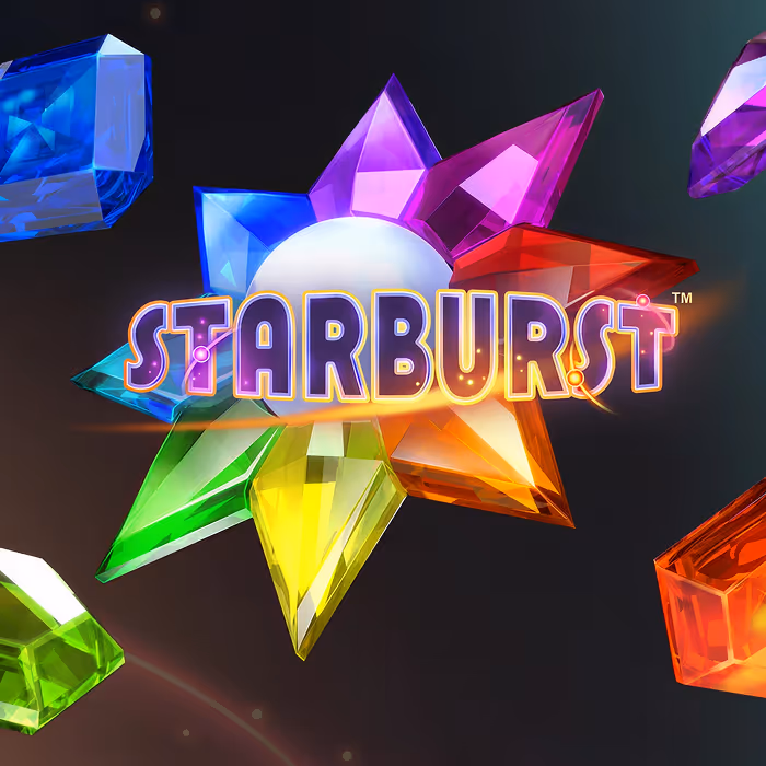 Starburst - Classic NetEnt slot with expanding wilds and vibrant space gems